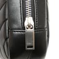 Miniatyrbilde 7 av 10: Pre-owned Saint Laurent Quilted Y Lambskin Monogram Loulou Cosmetic Case Black