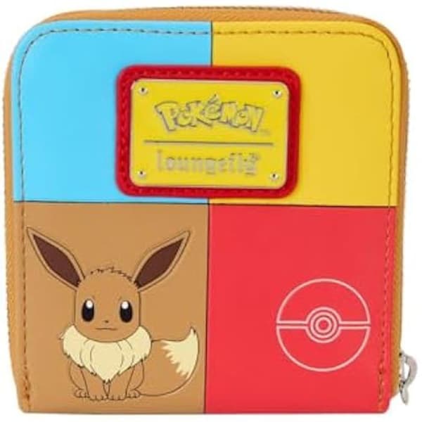 Plånbok - LOUNGEFLY - Pokémon Color Block - Flerfärgad - Liten - Dragkedja