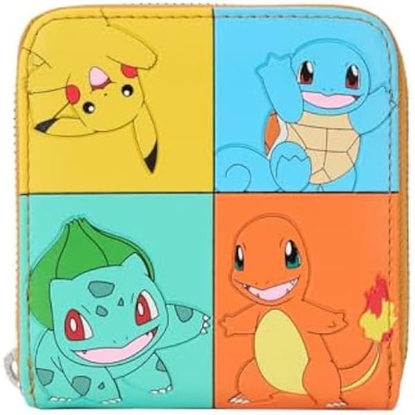 Plånbok - LOUNGEFLY - Pokémon Color Block - Flerfärgad - Liten - Dragkedja