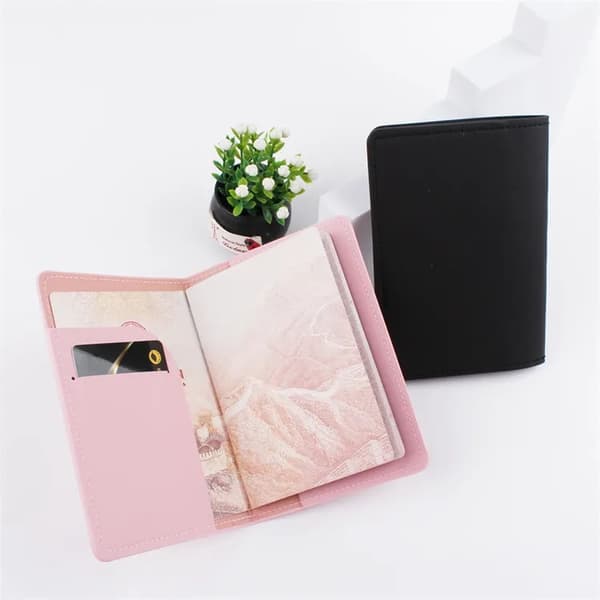 PASETUGER DOKUMENTER Etui Øko-læder PINK