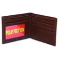 Miniatyrbild 2 av 3: Purse Set Pulp Fiction - Bad Mother Fucker med en kopia av Jules Winnfields licens. Brun läderväska,