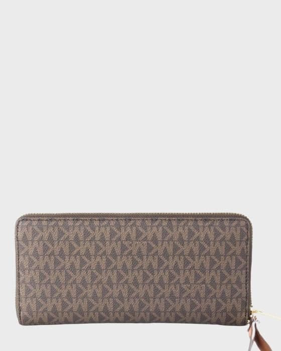 Michael Kors Jet Set Reseplånbok för kvinnor - Brun - 38613