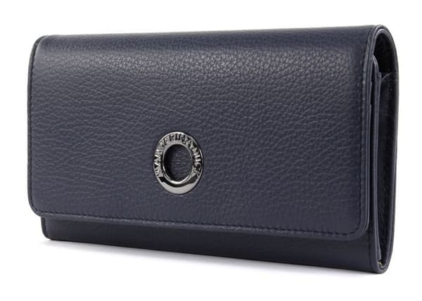 MANDARINA DUCK Blå läderväska för kvinnor - Mellow Leather L Purse L Klänning Blå 60618