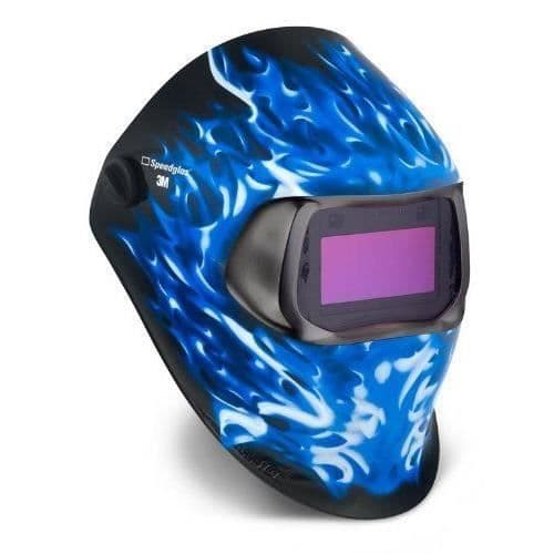 Svetsmask - 3M - Speedglas 100 - Kvalitetsoptik - Snabbt byte - Blå färg