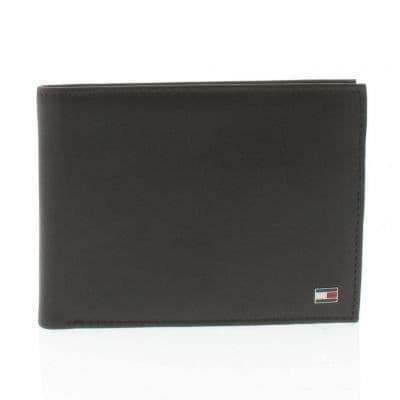 Eton Bifold plånbok i brunt läder - Tommy Hilfiger