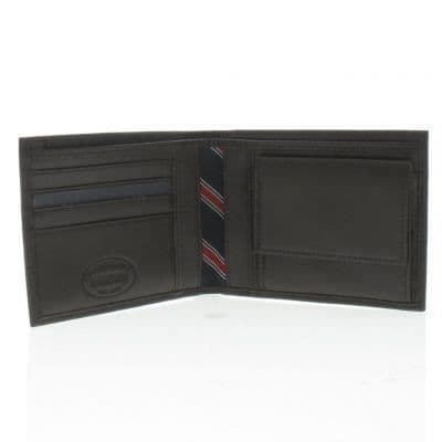 Eton Bifold plånbok i brunt läder - Tommy Hilfiger