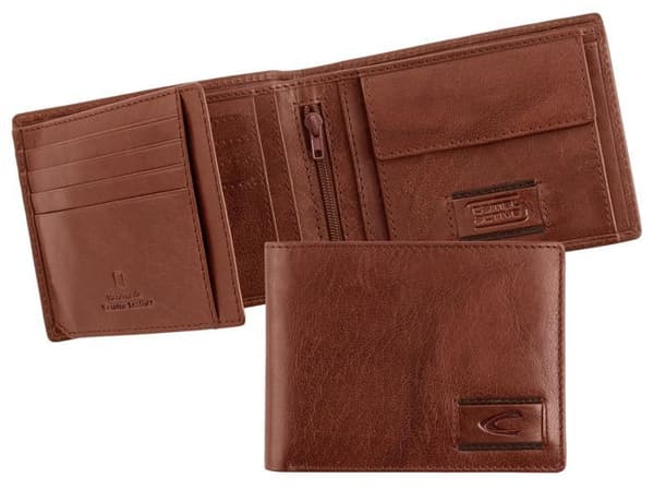 Plånbok - CAMEL ACTIVE - CM0222 - Läder - Cognac - 3 flikar