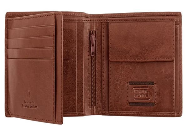 Plånbok - CAMEL ACTIVE - CM0222 - Läder - Cognac - 3 flikar