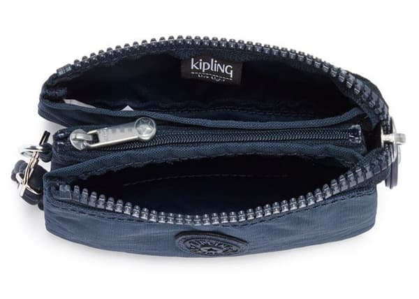 kipling Blå myntväska för kvinnor och män - Basic Creativity Purse S Blue Blue 2 119947