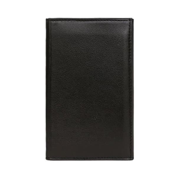 Läderportfölj - HEXAGONA - Ref 54433 - Svart - 3 kortfack - 5 fack för papper