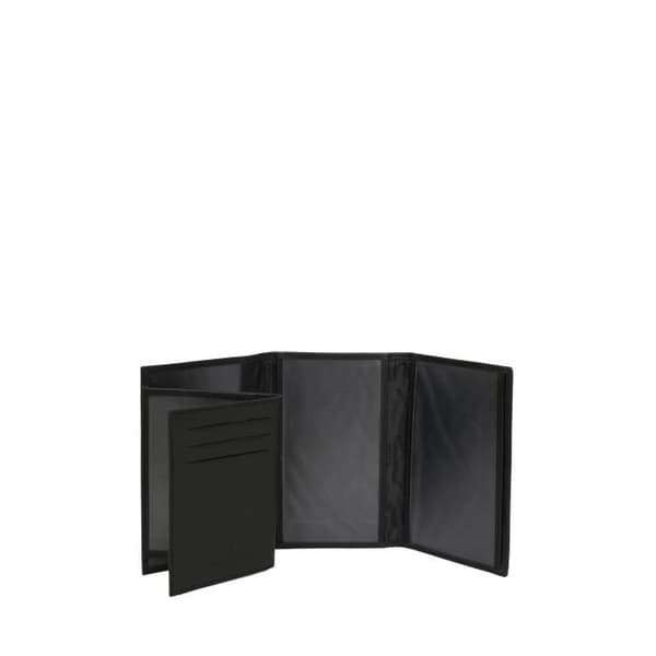 Läderportfölj - HEXAGONA - Ref 54433 - Svart - 3 kortfack - 5 fack för papper