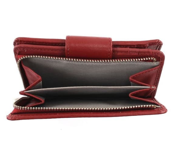 MANDARINA DUCK Röd damväska - Hera 3.0 liten plånbok 50588