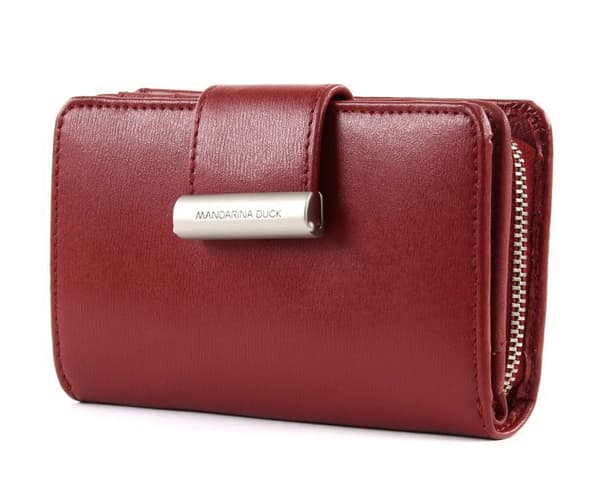 MANDARINA DUCK Röd damväska - Hera 3.0 liten plånbok 50588