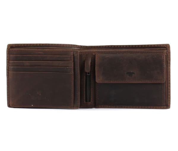 Handväska - TOM TAILOR - Ron Horisontell Plånbok 59990 - Läder - Brun - Anti-RFID