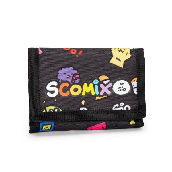 Porte-monnaie Comix - 72573AL - Portefeuille Scottecs, Portefeuille Mixte Enfant, Multicolore, 13x8,5cm
