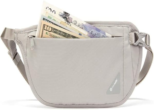 Portfölj Pacsafe - 10142 - Coversafe V Resebälte, 26 cm, Grå (Grey)