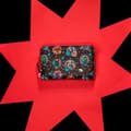 Miniatyrbild 3 av 4: Avengers Floral Tattoo Wallet - LOUNGEFLY - Polyuretan - Svart