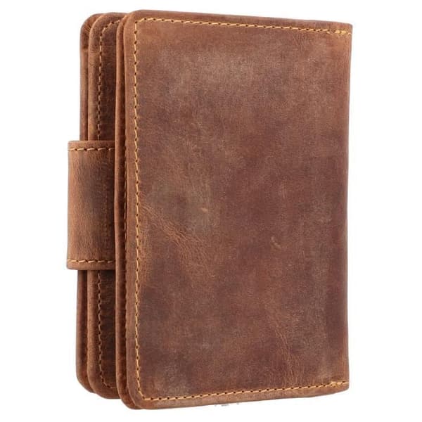 Vintage läderväska - GREEN BURRY - GB1704-25 - Kvinna - Brun
