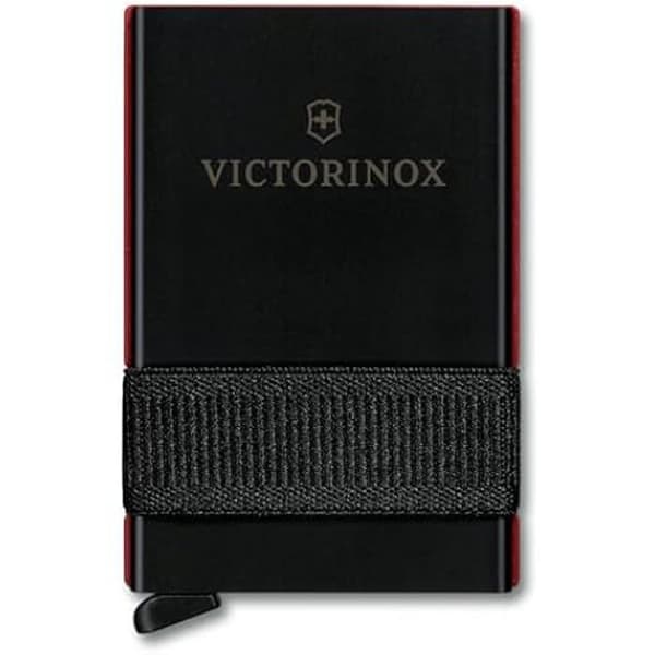 Portfölj 2 i 1 - VICTORINOX - Smart Card Wallet - 10 funktioner - Tillverkad i Schweiz - Ikonisk röd