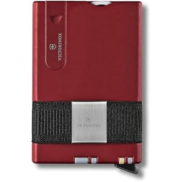 Portfölj 2 i 1 - VICTORINOX - Smart Card Wallet - 10 funktioner - Tillverkad i Schweiz - Ikonisk röd