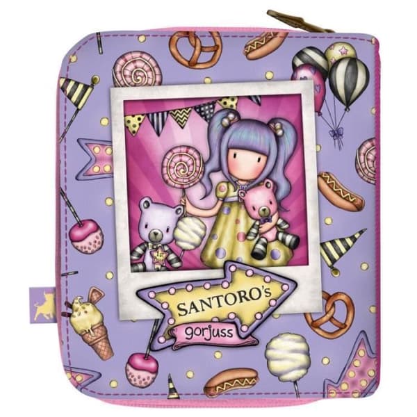Portfölj - Gorjuss - Första pris - Lila - Polyester - Barn - 10x12x3 cm