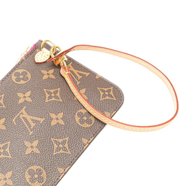 Pre-owned Louis Vuitton Monogram Neverfull Pouch Brown