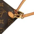 Miniatyrbilde 8 av 10: Pre-owned Louis Vuitton Monogram Neverfull Pouch Brown