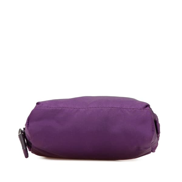 Pre-owned Prada Tessuto Cosmetic Pouch Purple