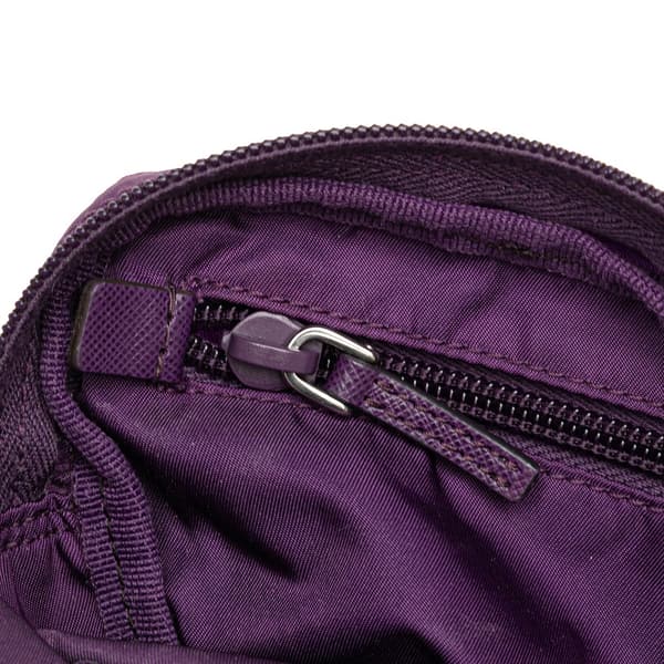 Pre-owned Prada Tessuto Cosmetic Pouch Purple