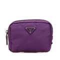 Miniatyrbilde 1 av 10: Pre-owned Prada Tessuto Cosmetic Pouch Purple