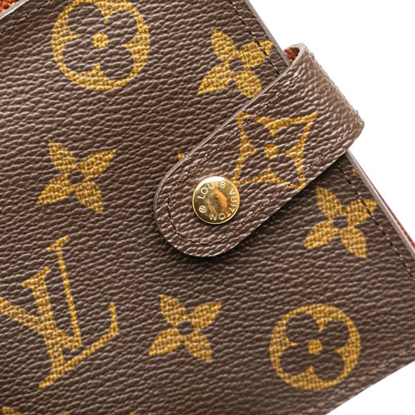 Pre-owned Louis Vuitton Monogram Bifold Compact Wallet Brown