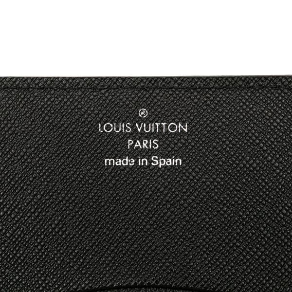 Pre-owned Louis Vuitton Epi Enveloppe Carte De Visite Black