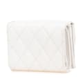 Pikkukuva 2 / 10: Pre-owned Chanel CC Quilted Caviar Trifold Flap Wallet White