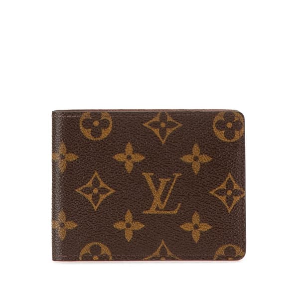 Pre-owned Louis Vuitton Monogram Bifold Wallet Brown