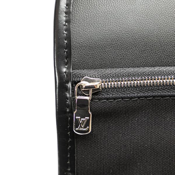 Pre-owned Louis Vuitton Damier Graphite Hanging Toiletry Kit Pouch Black