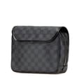 Miniatyrbilde 2 av 10: Pre-owned Louis Vuitton Damier Graphite Hanging Toiletry Kit Pouch Black