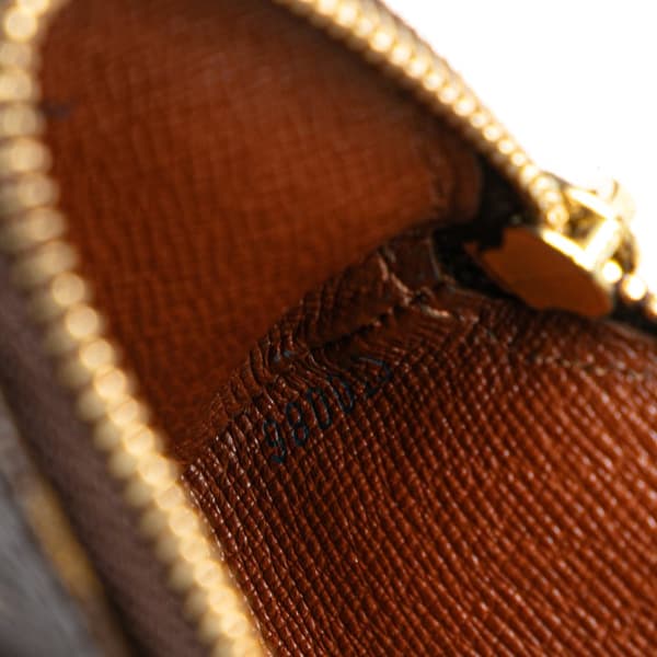 Pre-owned Louis Vuitton Monogram Round Coin Pouch Brown