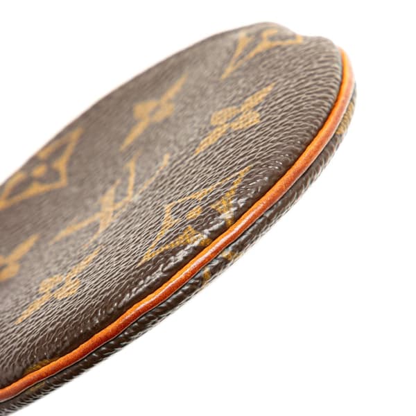 Pre-owned Louis Vuitton Monogram Round Coin Pouch Brown
