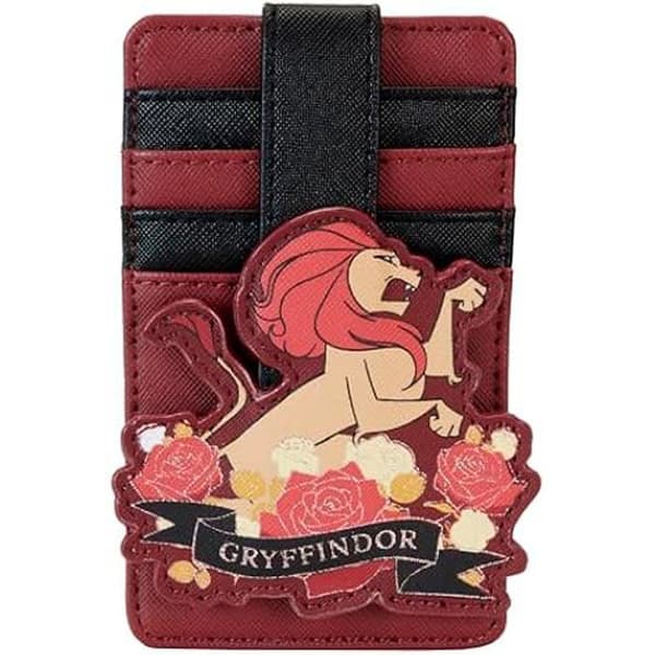 Porte-cartes - LOUNGEFLY - Harry Potter Gryffindor - Kord - Röd - Mjuk