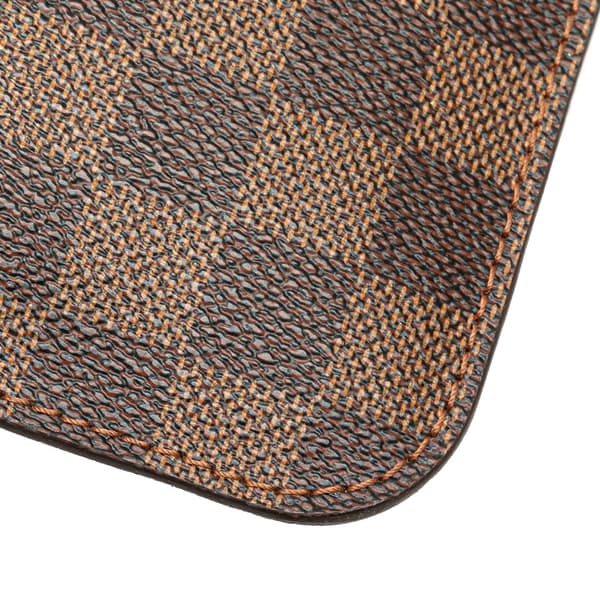 Pre-owned Louis Vuitton Damier Ebene Neverfull Pouch MM Brown