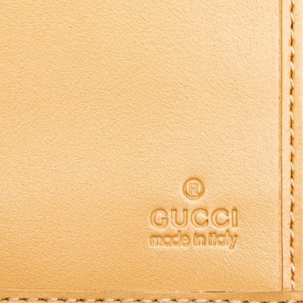 Pre-owned Gucci GG Canvas Web Long Wallet Brown