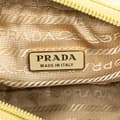Miniatyrbilde 5 av 10: Pre-owned Prada Raso Cosmetic Pouch Yellow
