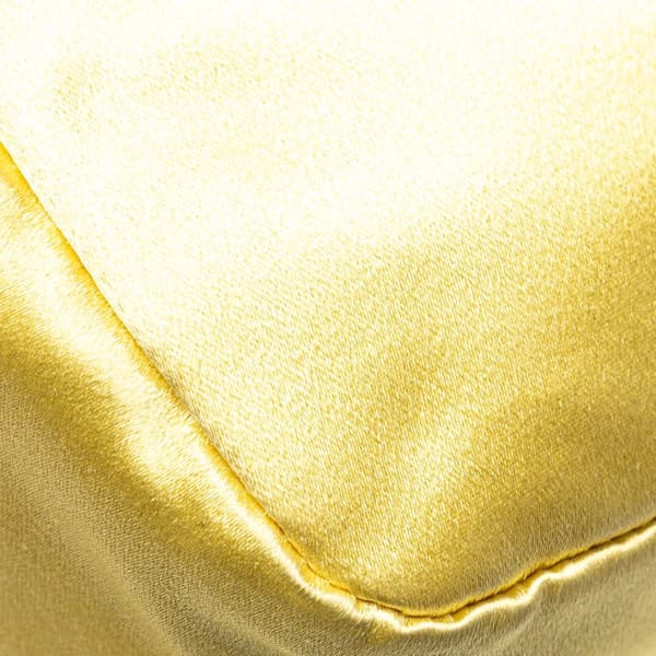 Pre-owned Prada Raso Cosmetic Pouch Yellow