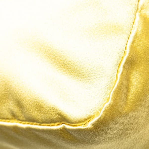 Pre-owned Prada Raso Cosmetic Pouch Yellow