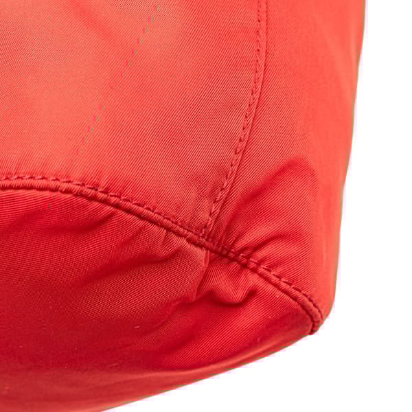 Pre-owned Prada Tessuto Drawstring Pouch Red