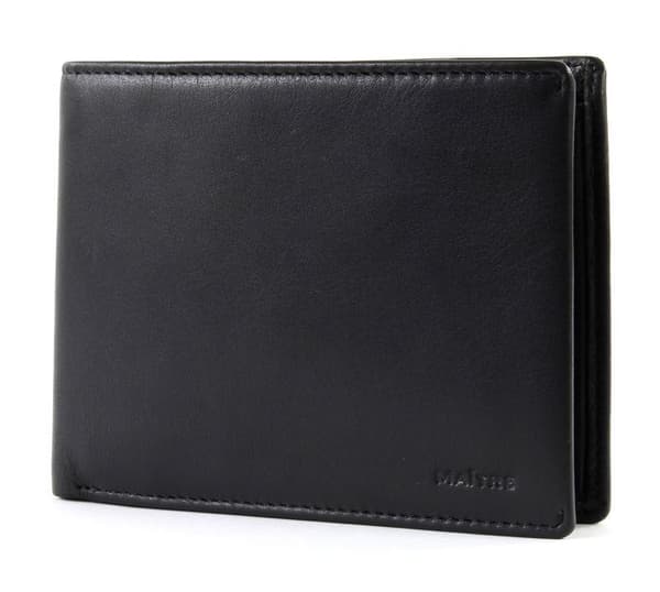 Plånbok - Mäster - F3 Galbert BillFold H7 - Läder av kalvskinn - Svart - Klassisk