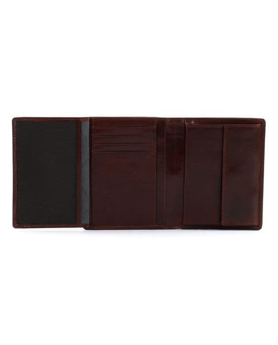 Plånbok - Braun Büffel - Arezzo North - Kalvskinn - Brun - Elegant och klassisk
