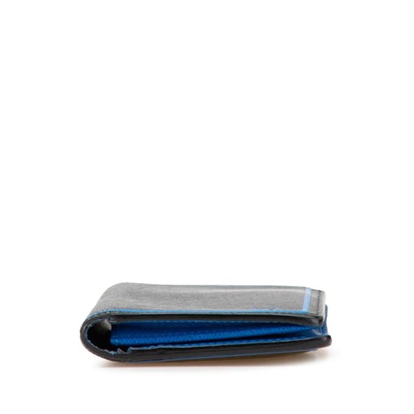 Pre-owned Louis Vuitton Taiga Portefeuille Brazza Bifold Long Wallet Black