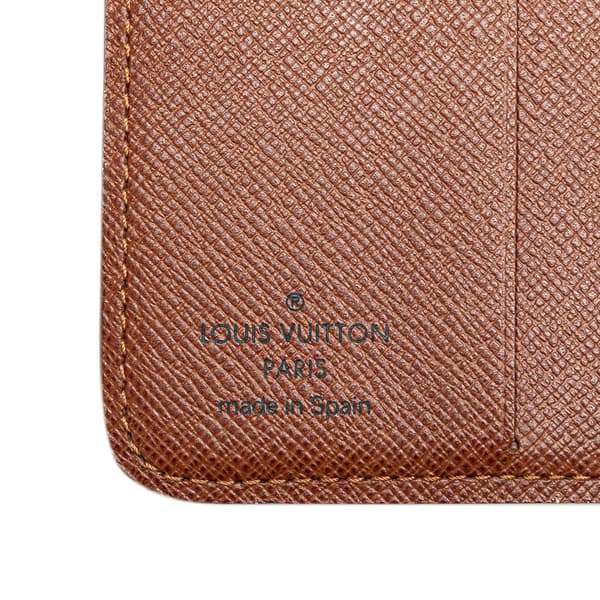 Pre-owned Louis Vuitton Monogram Bifold Compact Wallet Brown