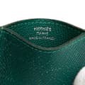 Pikkukuva 5 / 10: Pre-owned Hermès Epsom Diabolo Card Holder Green